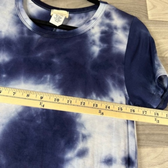 Caution To The Wind Womens‎ Sheath Dress Purple White Tie Dye Maxi Casual Boho S - Picture 12 of 12